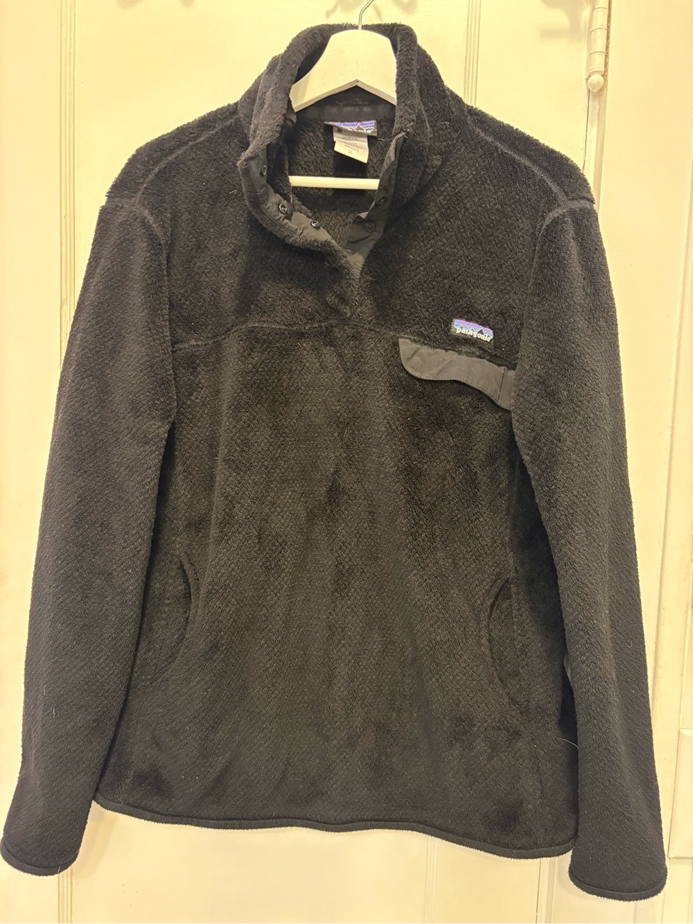Patagonia Black Synchilla Snap-T Fleece Pullover